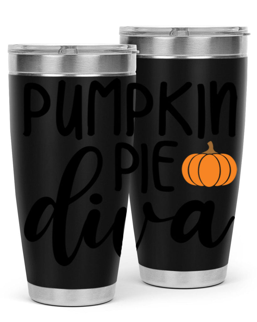 Pumpkin Pie Diva 532#- fall- Tumbler