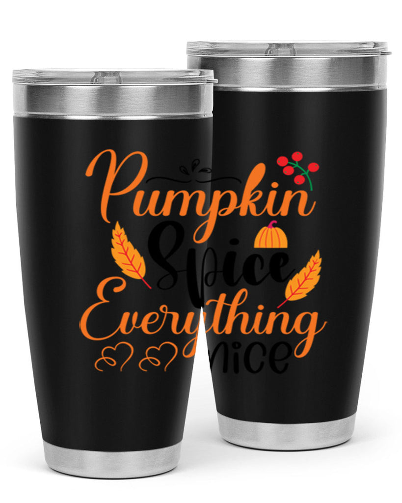 Pumpkin Spice Everything Nice 543#- fall- Tumbler