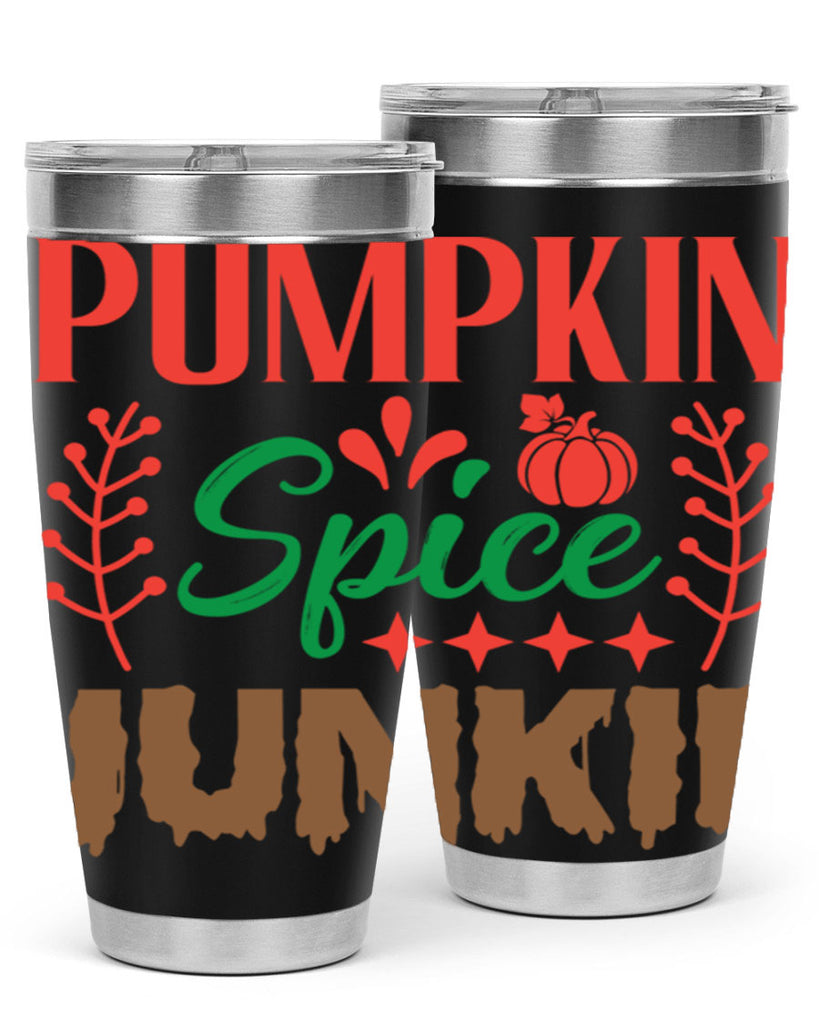 Pumpkin Spice Junkie 547#- fall- Tumbler