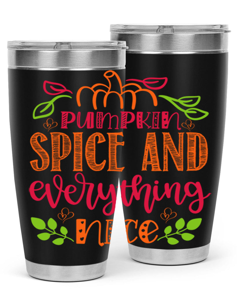 Pumpkin Spice and Everything Nice 536#- fall- Tumbler