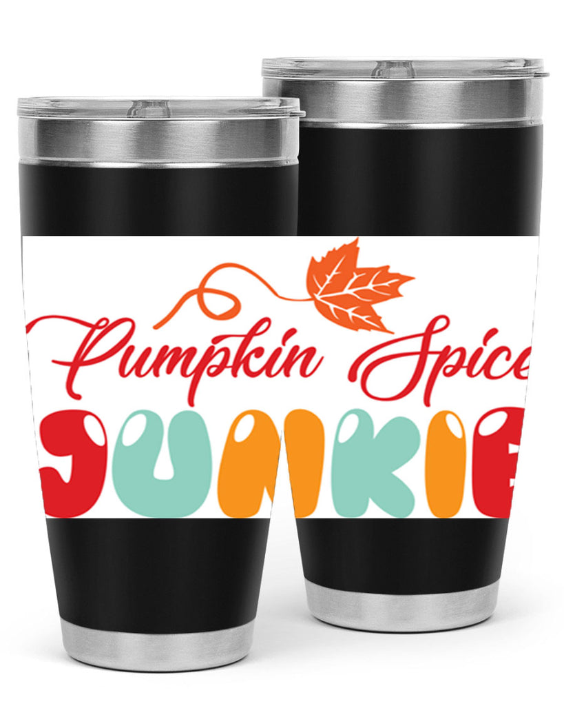 PumpkinSpiceJunkiedesign 569#- fall- Tumbler