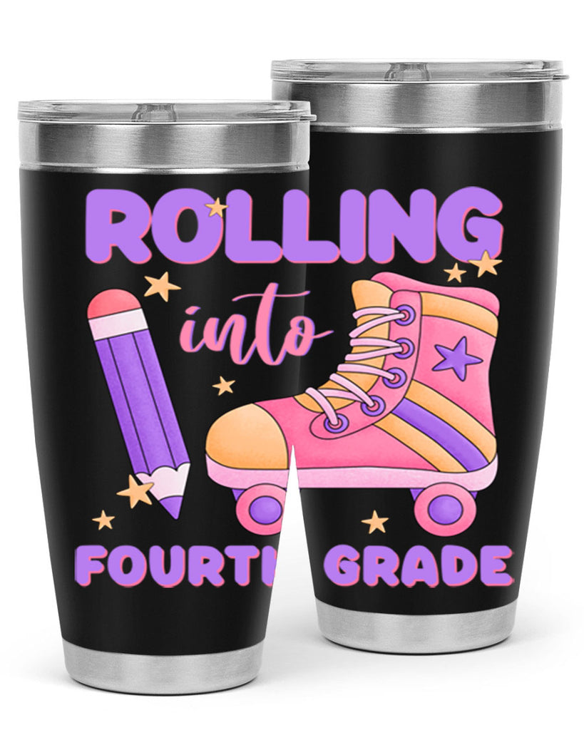 Rolling into 4th Grade 25#- 4th  grade- Tumbler