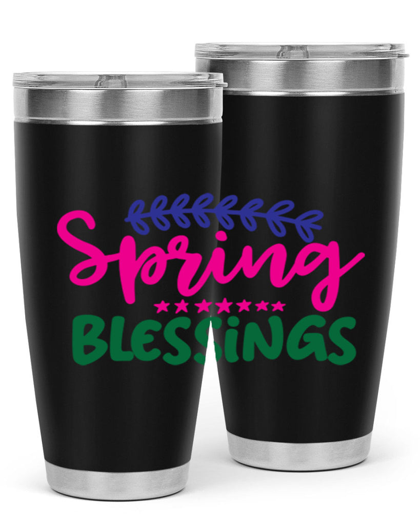 Spring Blessings 419#- spring- Tumbler