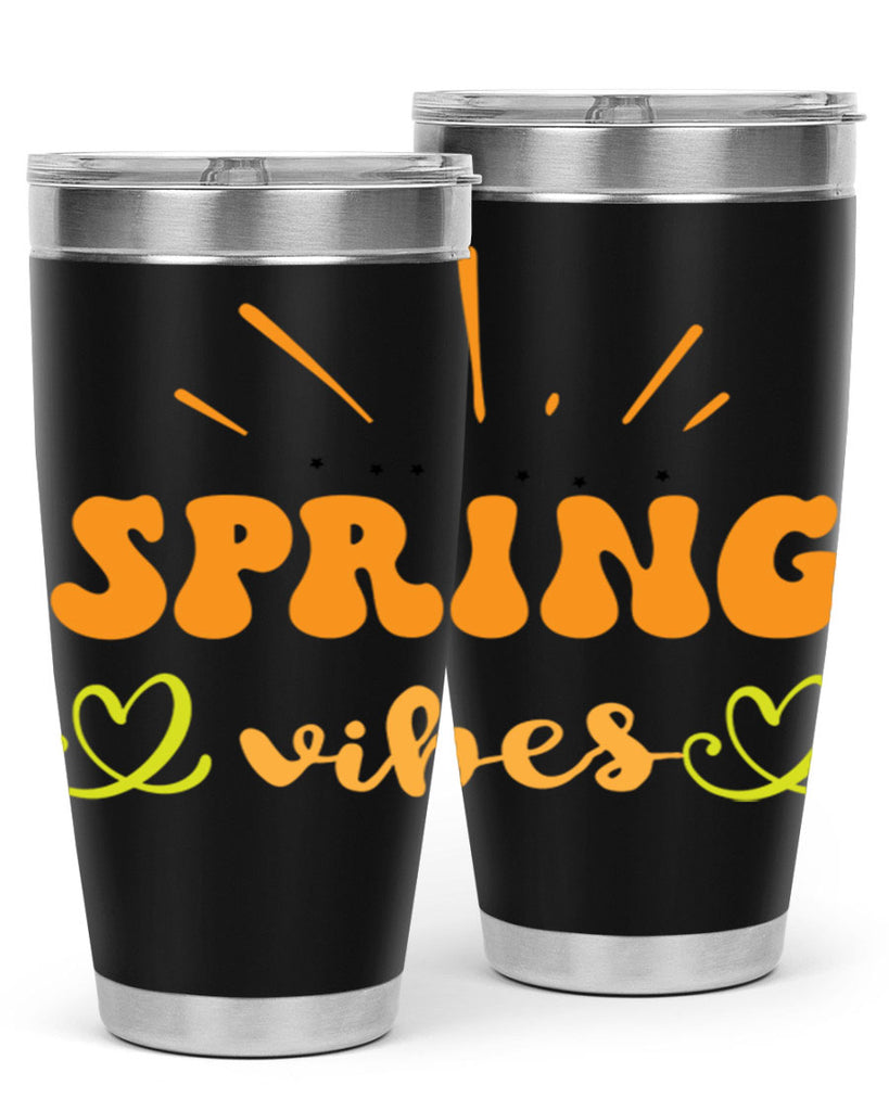 Spring vibes  519#- spring- Tumbler