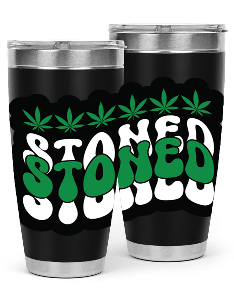 Stoned 255#- marijuana- Tumbler