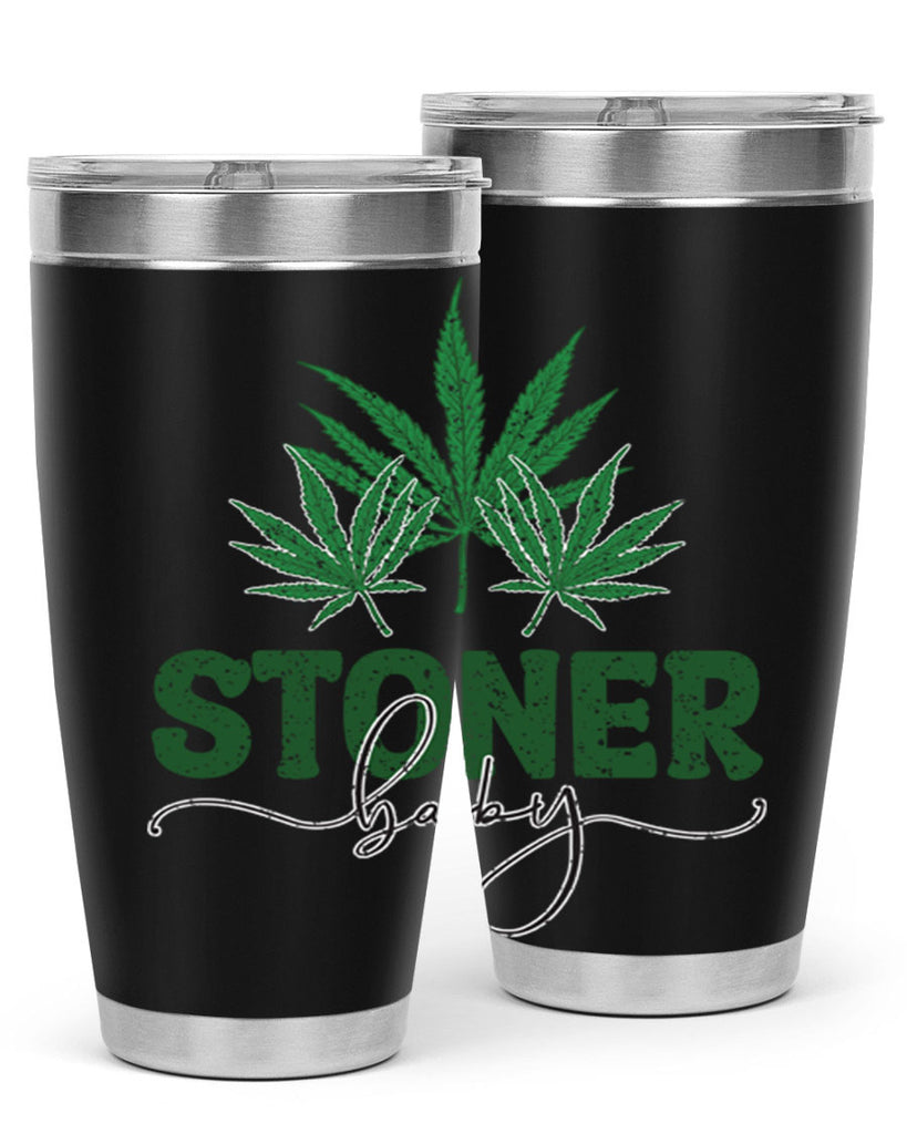 Stoner Baby Sublimation 261#- marijuana- Tumbler