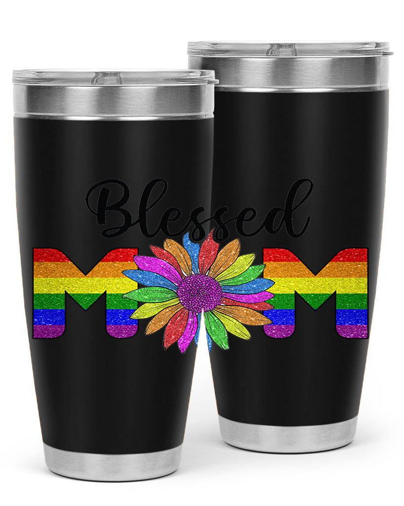 Sunflower Lgbt Blessed Mom  51#- lgbt- Tumbler