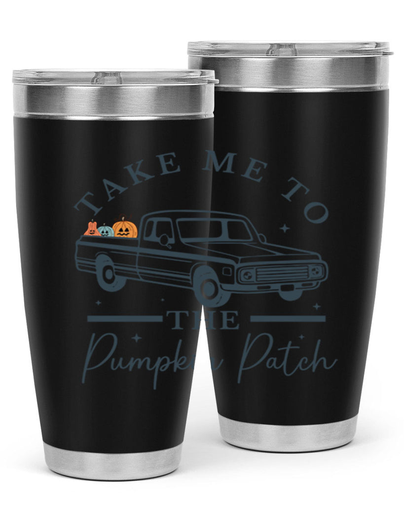 Take Me To The Pumpkin Patch 593#- fall- Tumbler