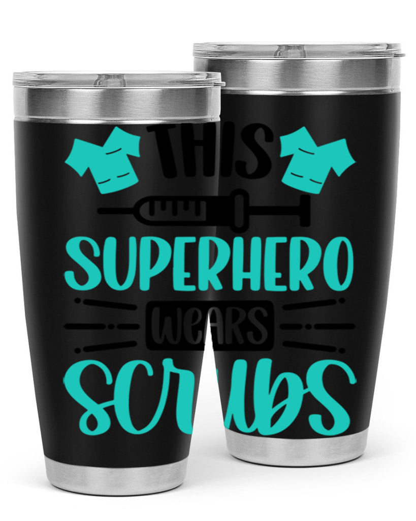 This Superhero Wears Style Style 18#- nurse- tumbler