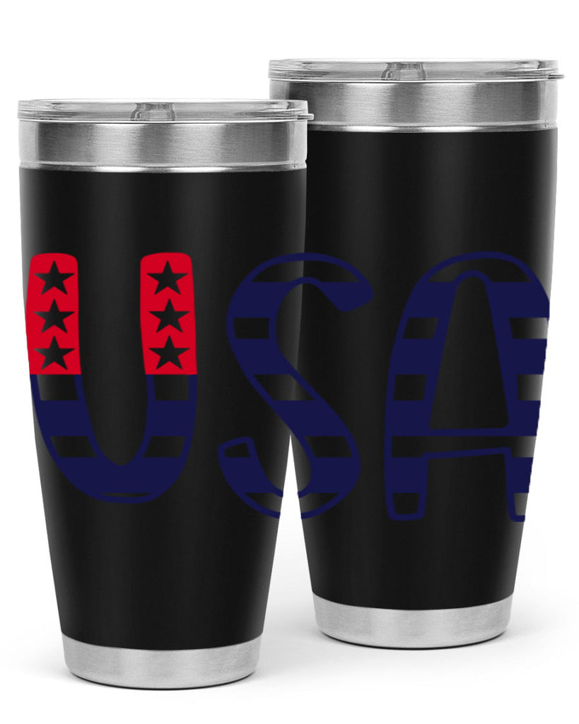 USA Style 184#- Fourt Of July- Tumbler