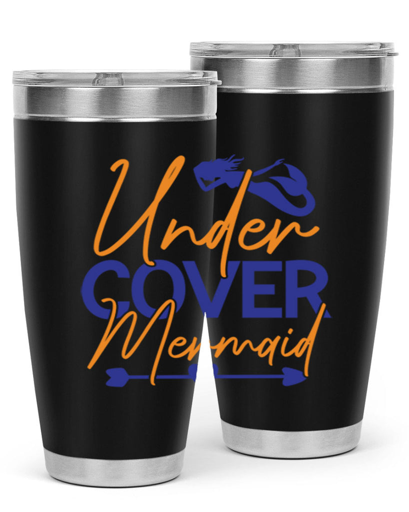 Under Cover Mermaid 636#- mermaid- Tumbler