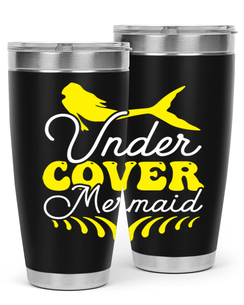 Under Cover Mermaid 637#- mermaid- Tumbler