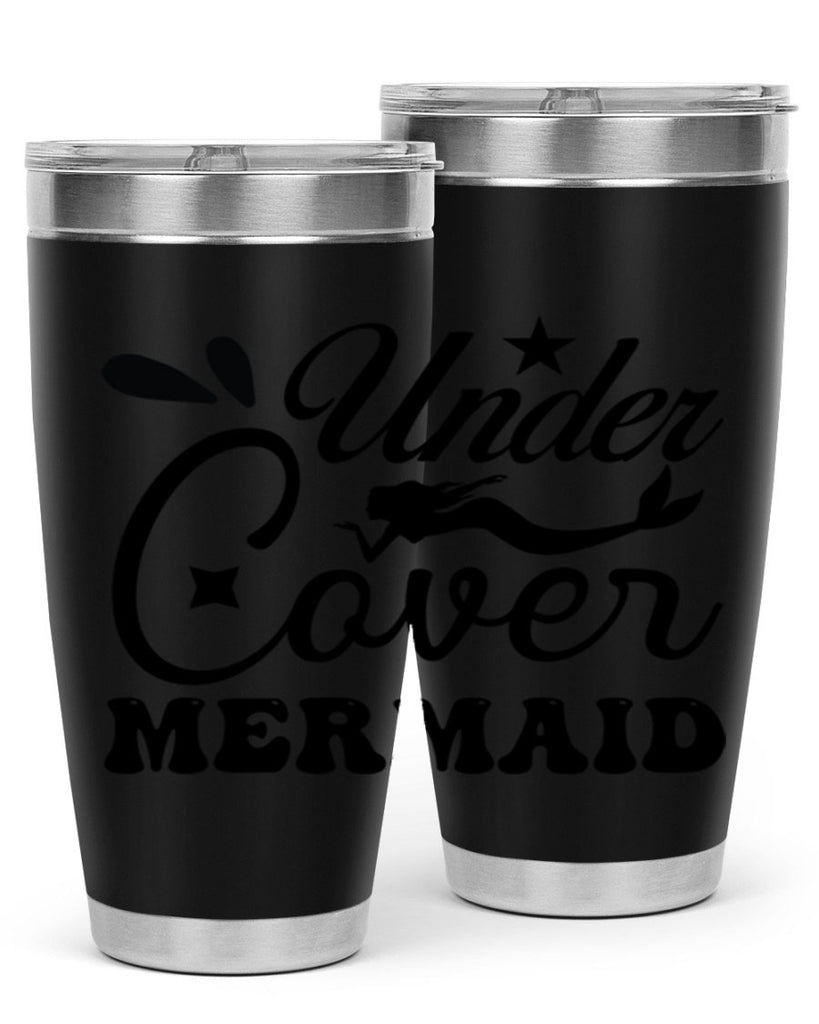 Under cover mermaid 646#- mermaid- Tumbler