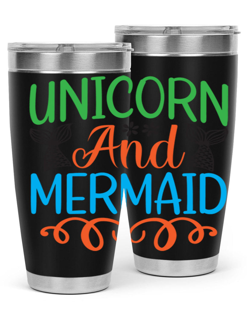 Unicorn And Mermaid 659#- mermaid- Tumbler