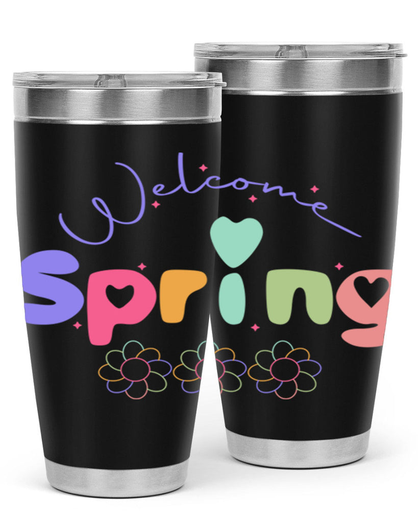 Welcome Spring583#- spring- Tumbler