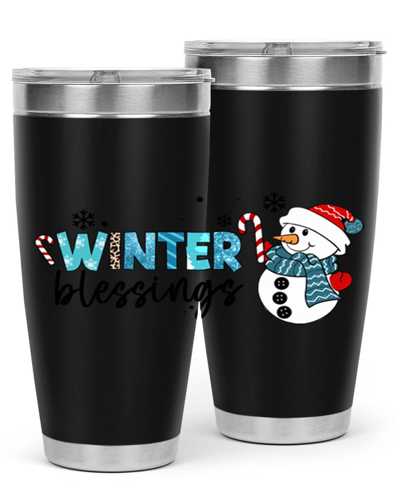 Winter blessings 570#- winter- Tumbler