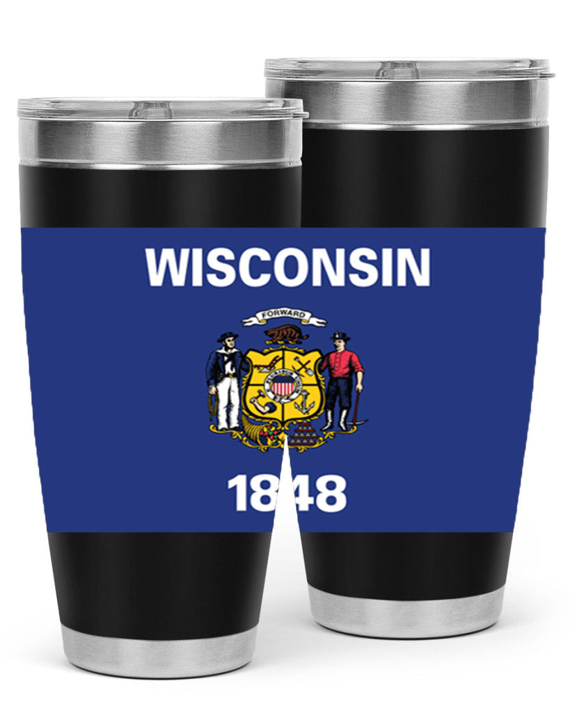 Wisconsin 2#- stateflags- Tumbler