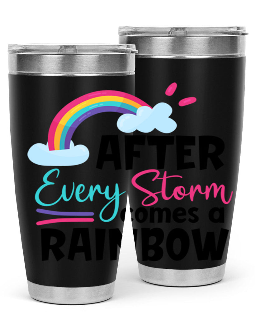 after every storm comes a rainbow Style 291#- baby- tumbler
