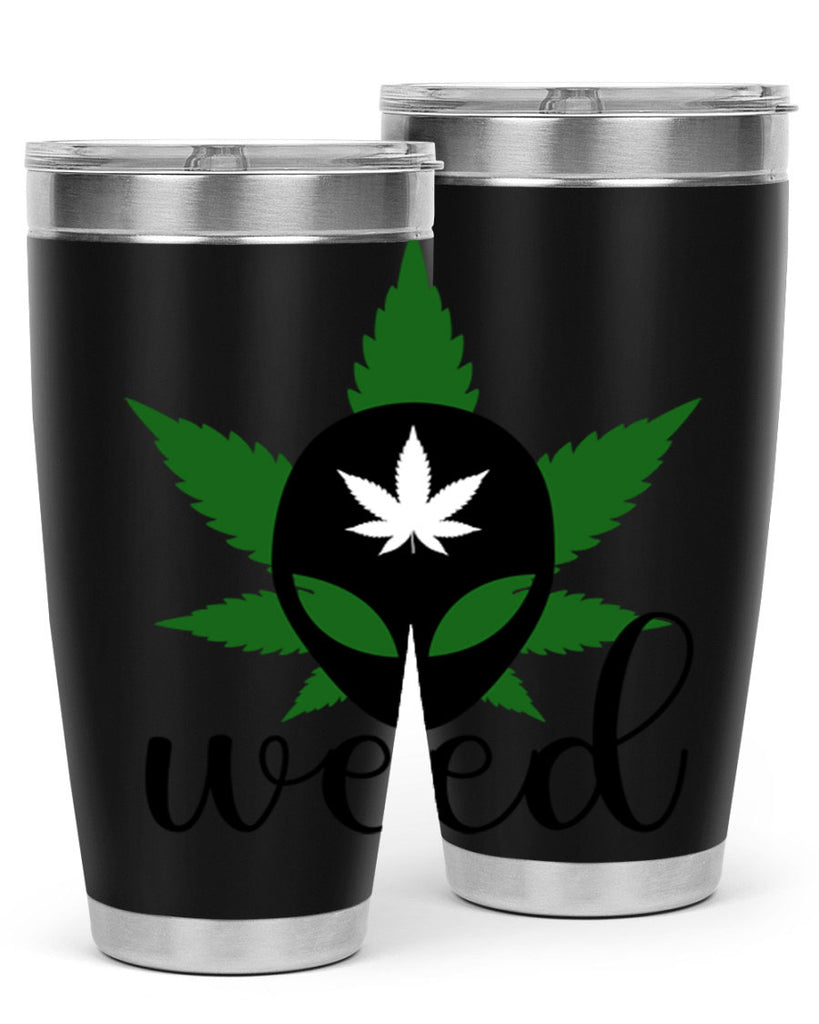 alien weed 12#- marijuana- Tumbler