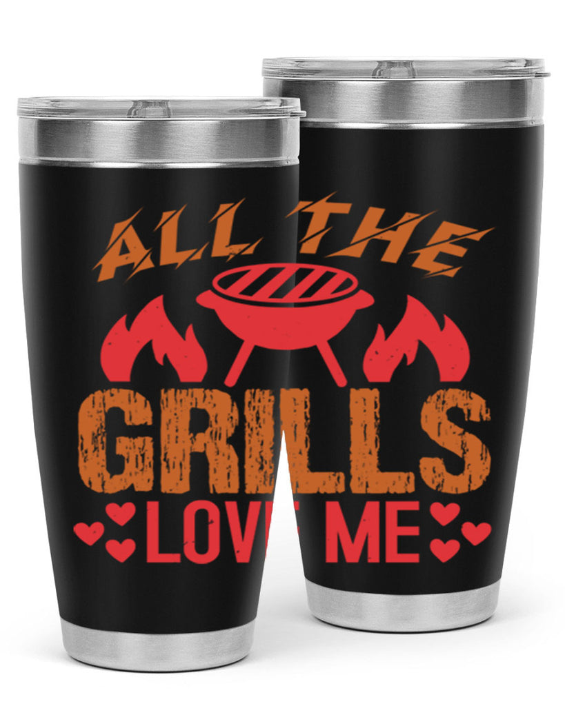 all the grills love me 50#- bbq- Tumbler