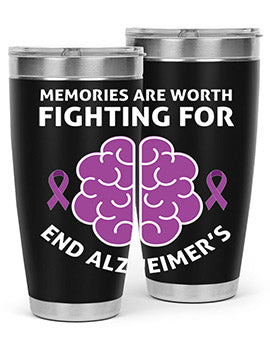 alzheimers awareness style 34#- alzheimers- Tumbler