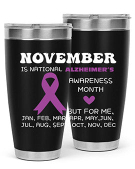 alzheimers awareness style 51#- alzheimers- Tumbler