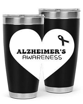 alzheimers awareness style 60#- alzheimers- Tumbler