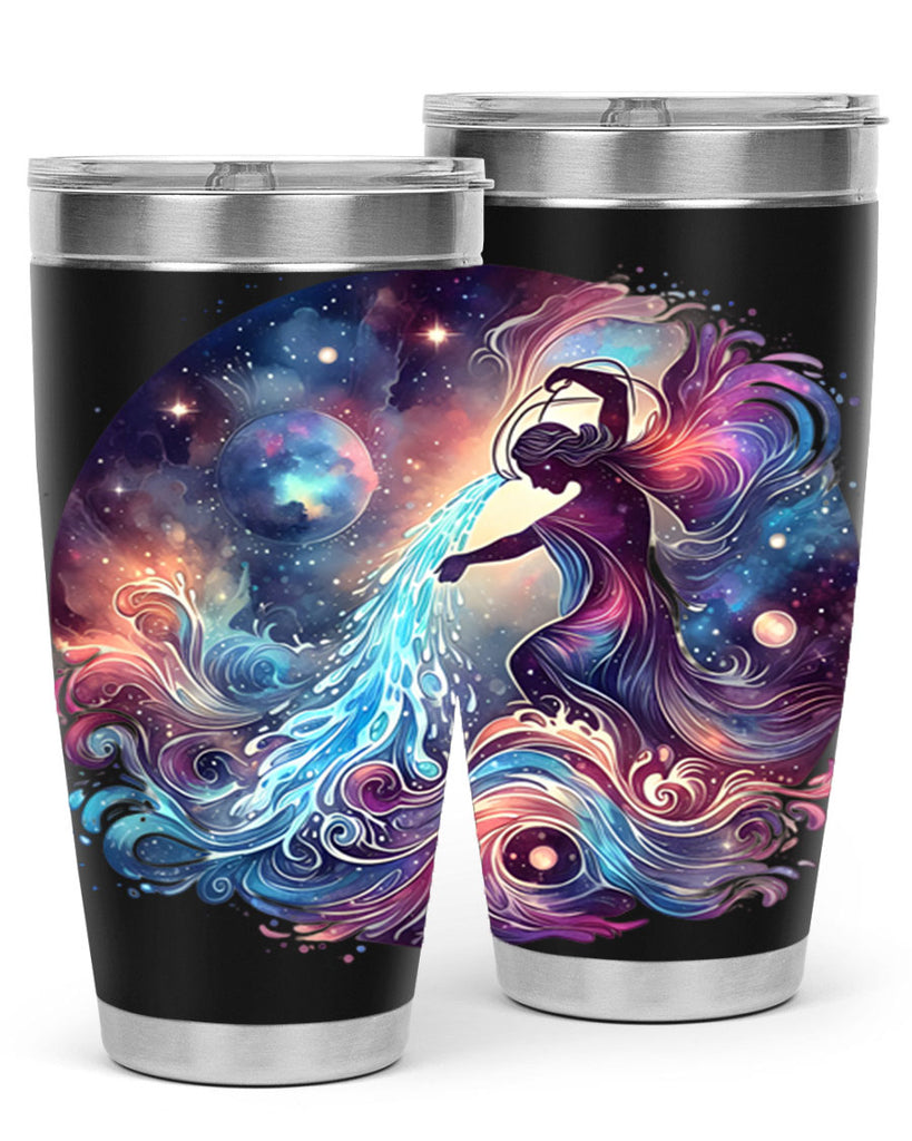 aquarius 79#- zodiac- Tumbler