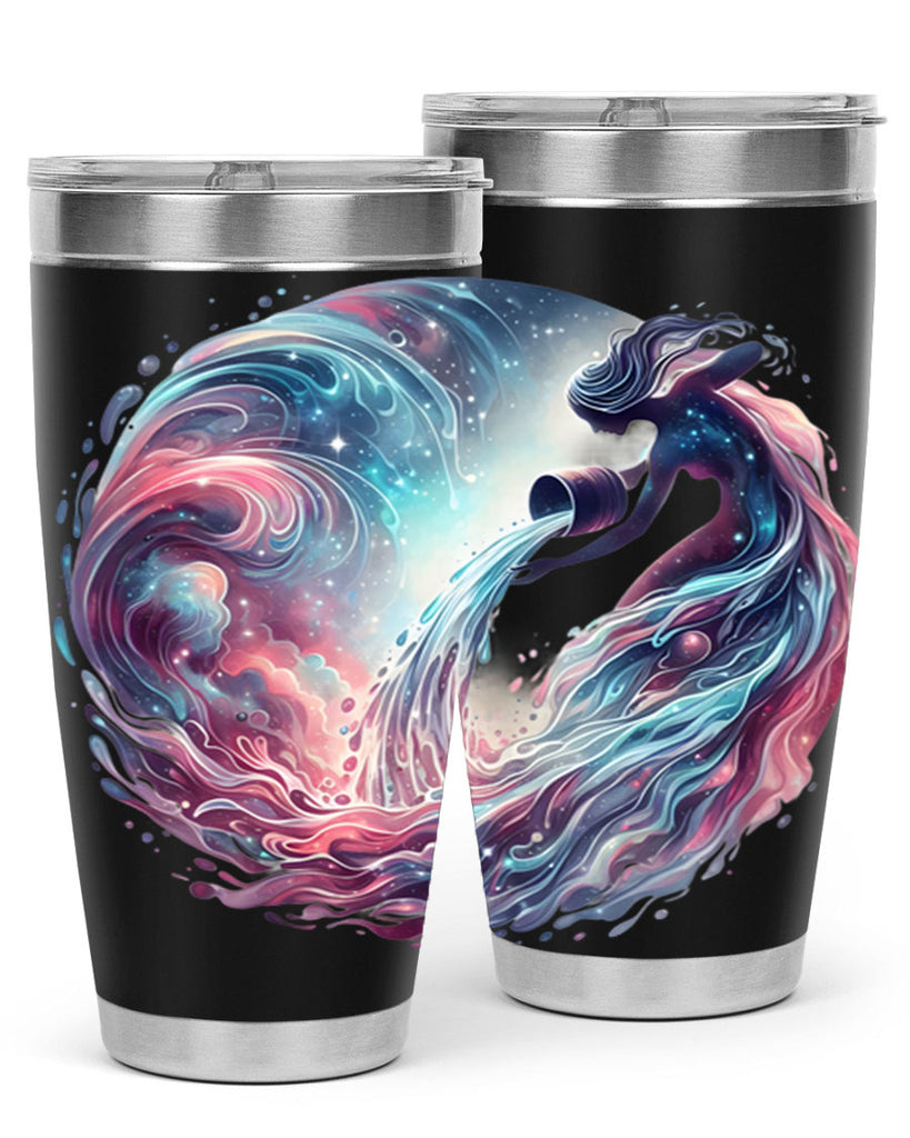 aquarius 91#- zodiac- Tumbler