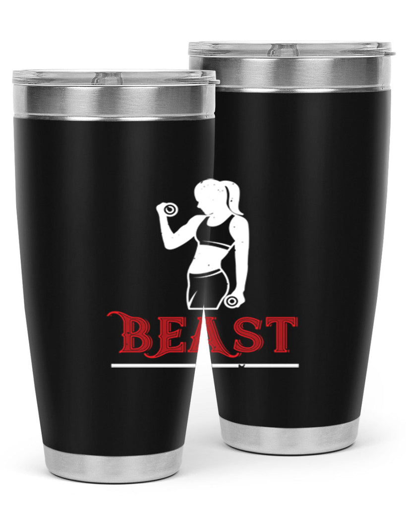 beast 102#- gym- Tumbler