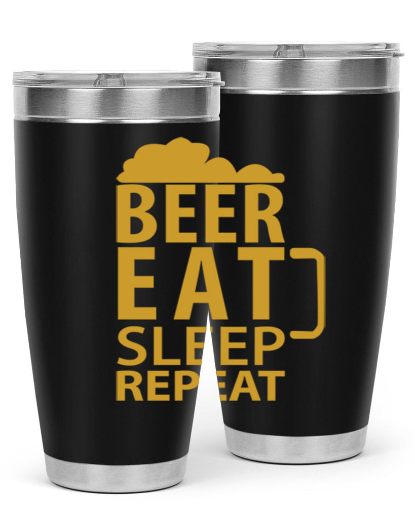 beer eat sleep 109#- beer- Tumbler