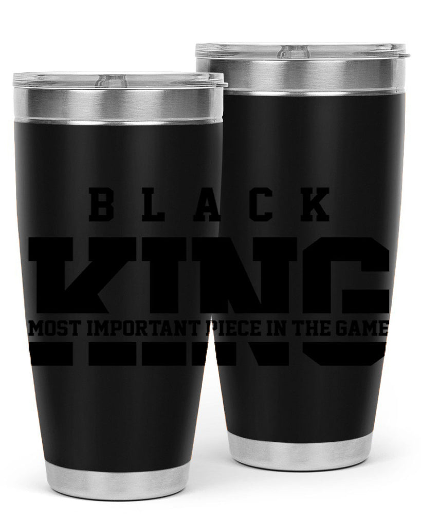 black king 230#- black words phrases- Cotton Tank