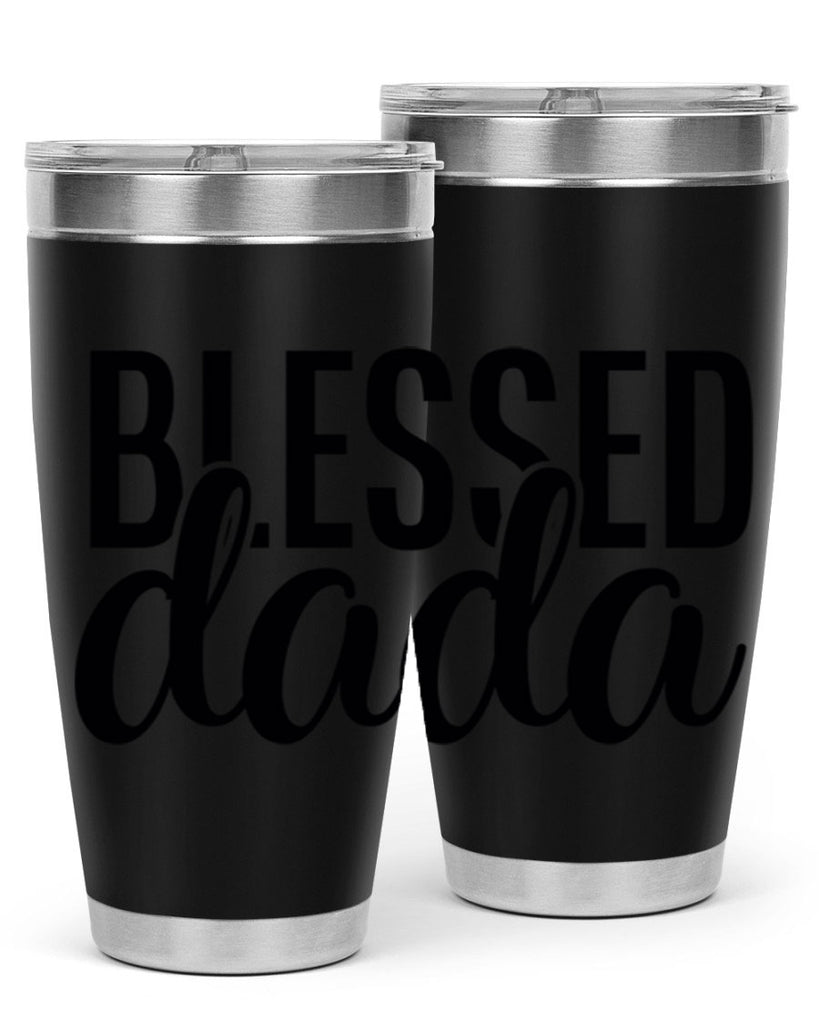 blessed dada 34#- dad- Tumbler