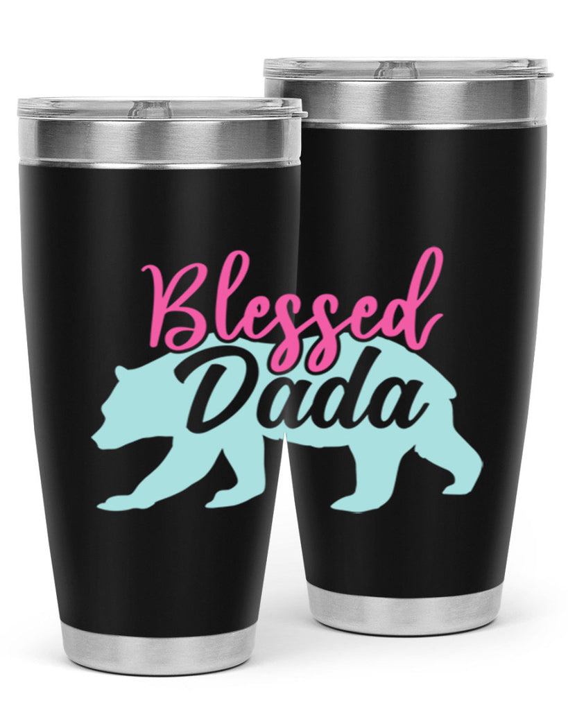 blessed dada 35#- dad- Tumbler