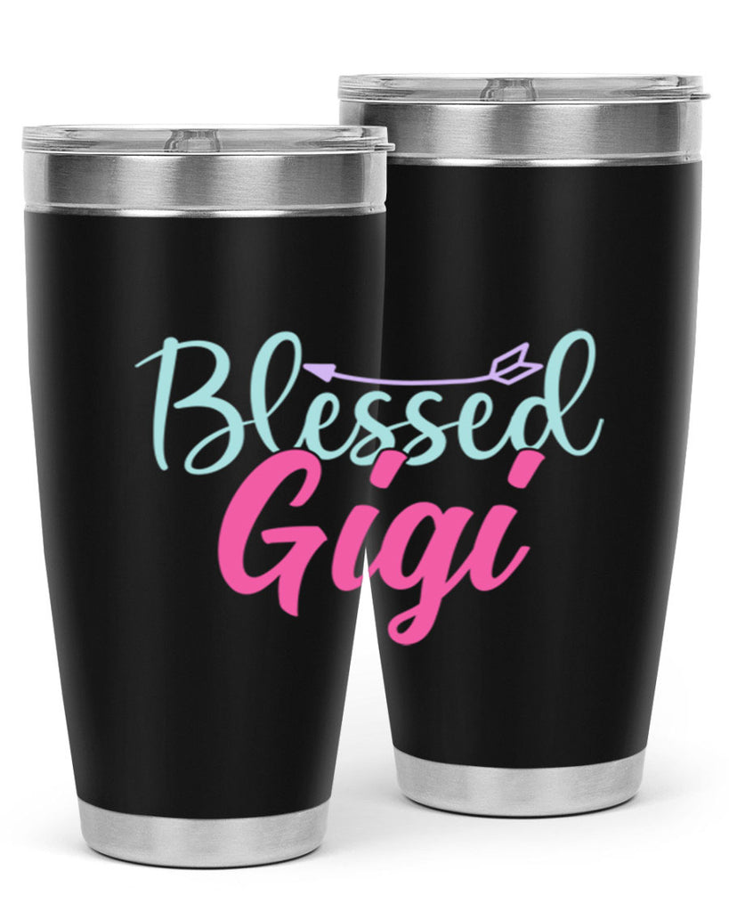 blessed gigi 65#- grandma - nana- Tumbler