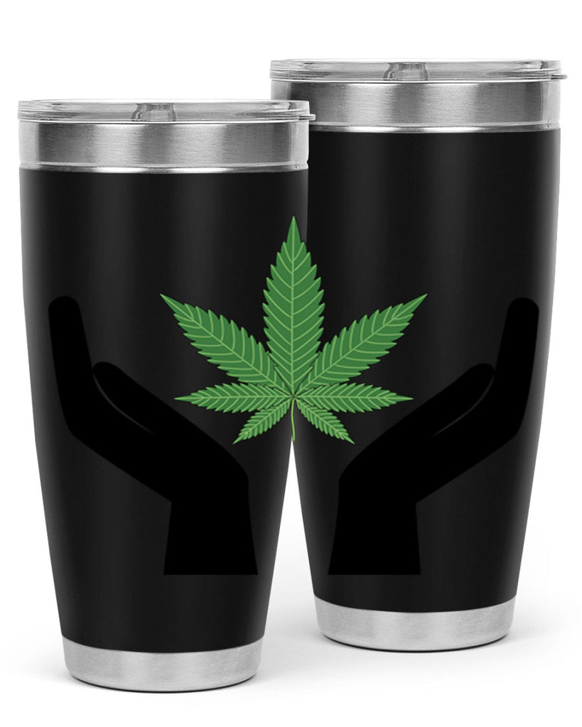 cannabis hands 44#- marijuana- Tumbler