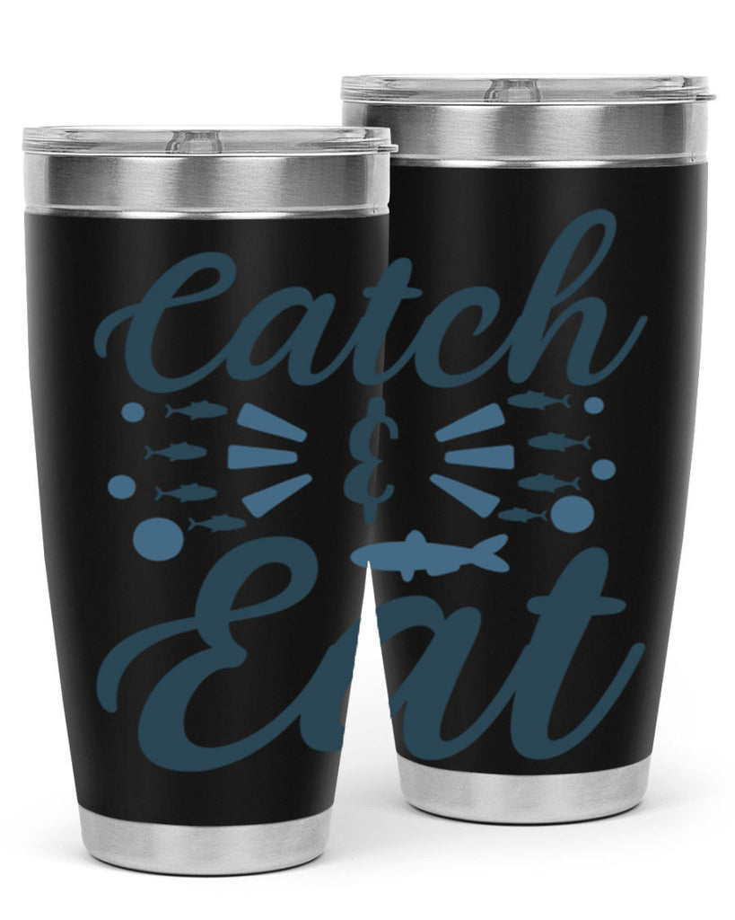 catch eat 173#- fishing- Tumbler