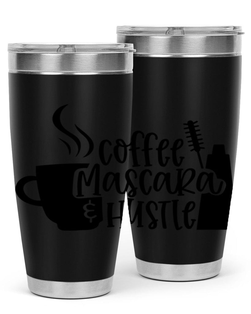 coffee mascara hustle 145#- coffee- Tumbler