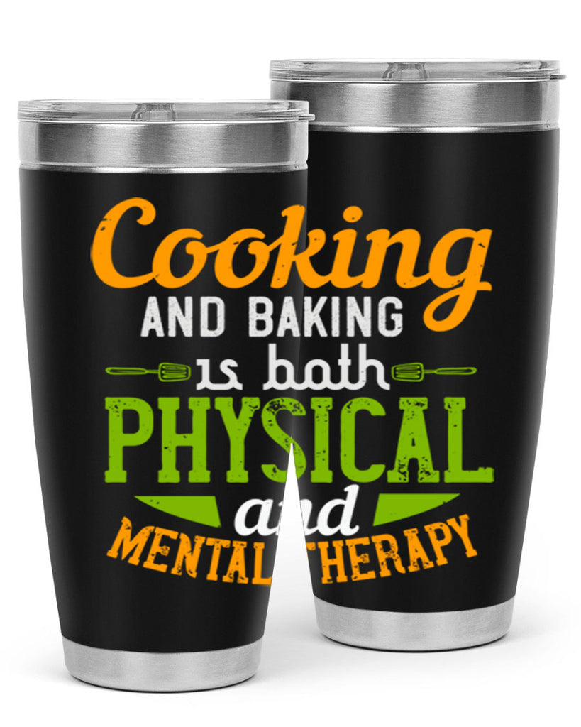 cooking and baking is both physical and mental therapy 1#- cooking- Tumbler