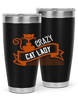 crazy cat lady Style 43#- cat- Tumbler