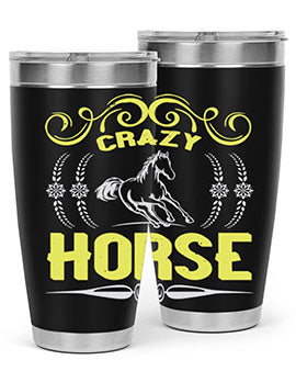 crazy horse Style 9#- horse- Tumbler