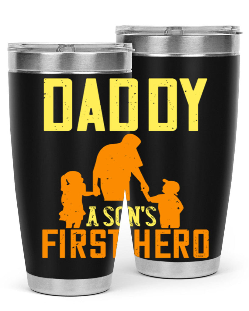 daddy a sons first hero 249#- fathers day- Tumbler