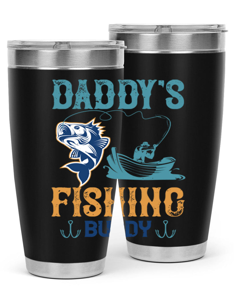 daddy’s fishing buddy 166#- fishing- Tumbler