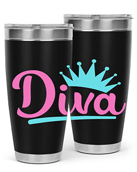 diva Style 121#- dog- Tumbler