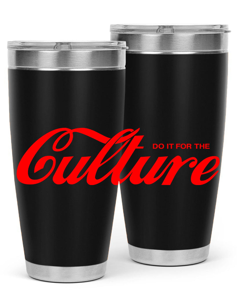 do it for the culture 171#- black words phrases- Cotton Tank