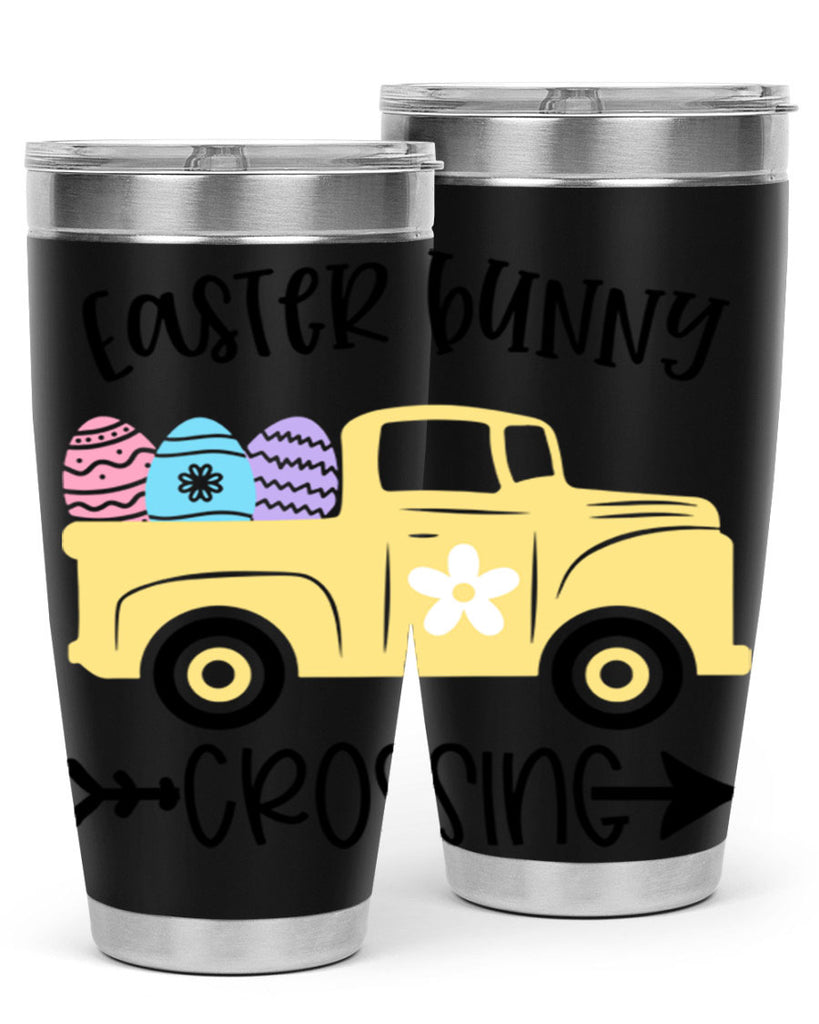 easter bunny crossing 59#- easter- Tumbler