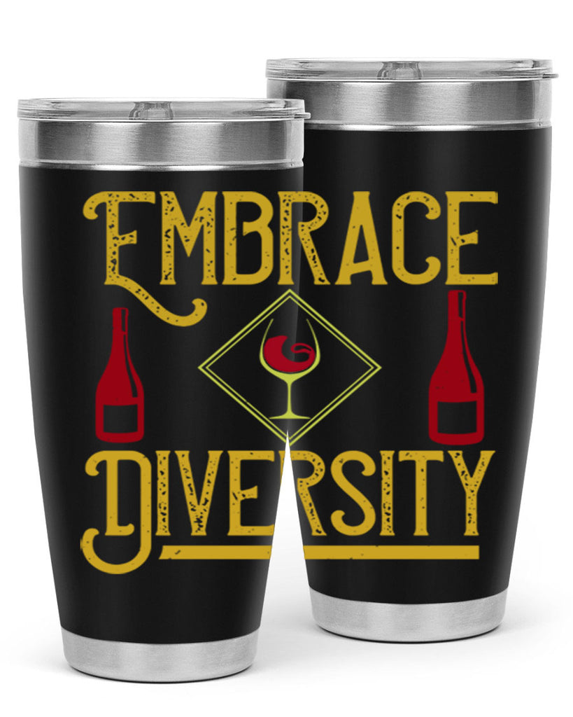 embrace diversity 218#- wine- Tumbler