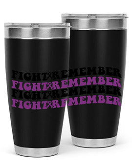 fight remember 142#- alzheimers- Tumbler