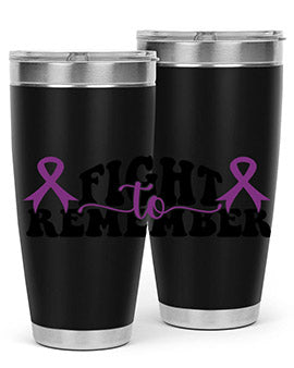 fight to remember 144#- alzheimers- Tumbler