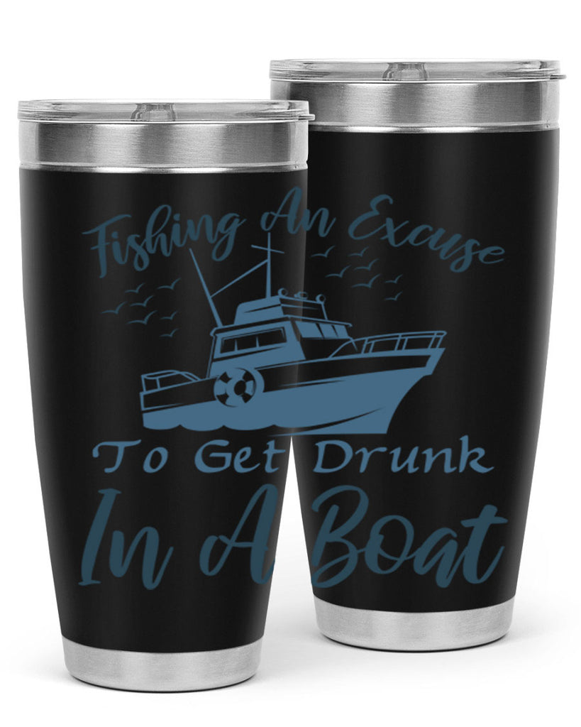 fishing an excuse 152#- fishing- Tumbler